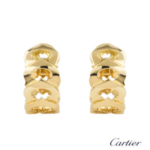 Cartier 18k Yellow Gold C de Cartier Earrings
